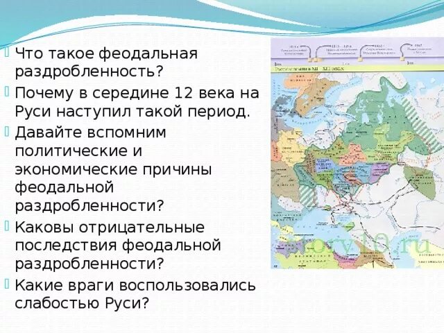 Какая дата считается началом раздробленности