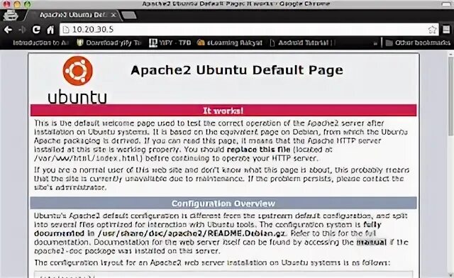 Apache update