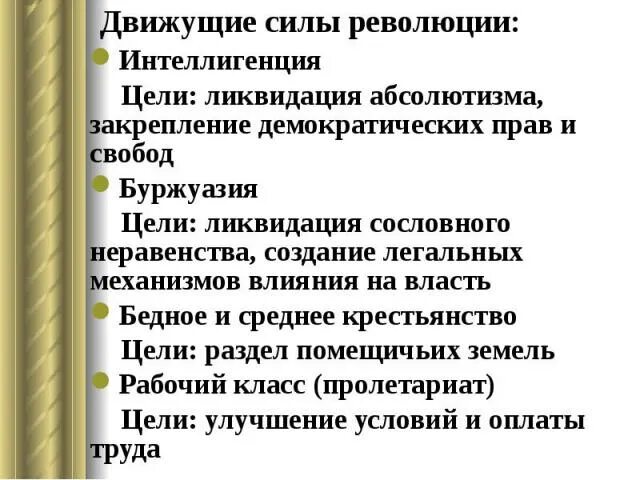 Роль интеллигенции в революции. Движущие силы революции 1905-1907. Движущие силы революции 1917. Презентация интеллигенция и революция. Движущие силы революции 1905 г.