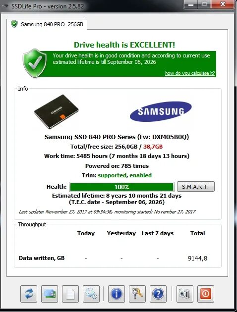 Ssdlife pro. SSDLIFE. Сколько служит SSD.
