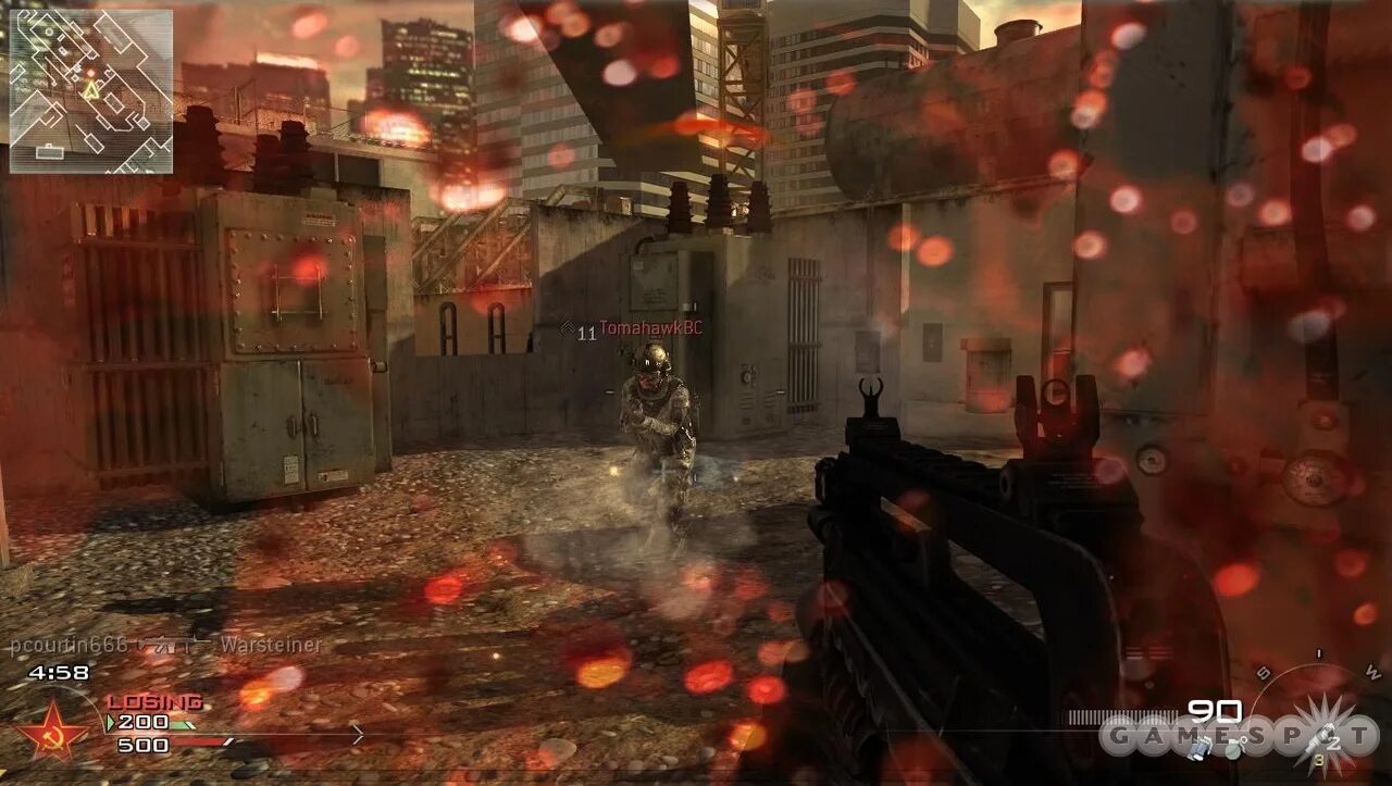 Калл оф дьюти кровь. Call of Duty Modern Warfare 2 screenshot.