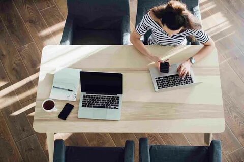 Her desk