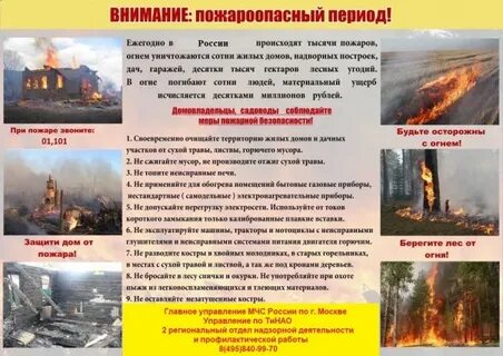 Пожароопасное время