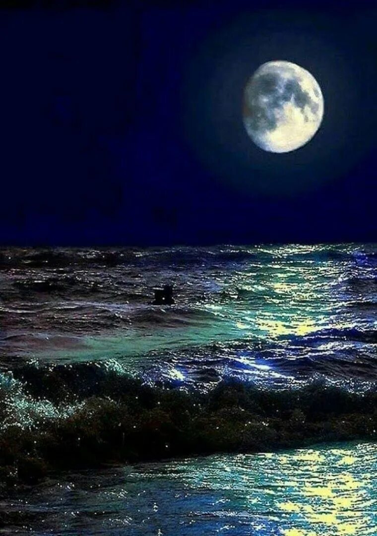 Бесплатные картинки ночи. Ночное море. Ночь в море. Лунная ночь. Луна и море.