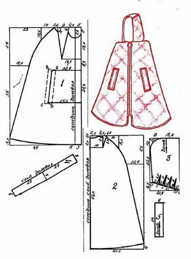 The Paenula Cloak Cloak pattern, Sewing patterns free, Sewing patterns