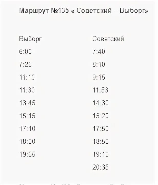 Автобус Советский Выборг. Расписание 135 автобуса Советский Выборг. Расписание автобусов Советский-Выборг 130.135 на сегодня. Расписание автобусов Советский-Выборг 130.135. Расписание автобуса 135 советский