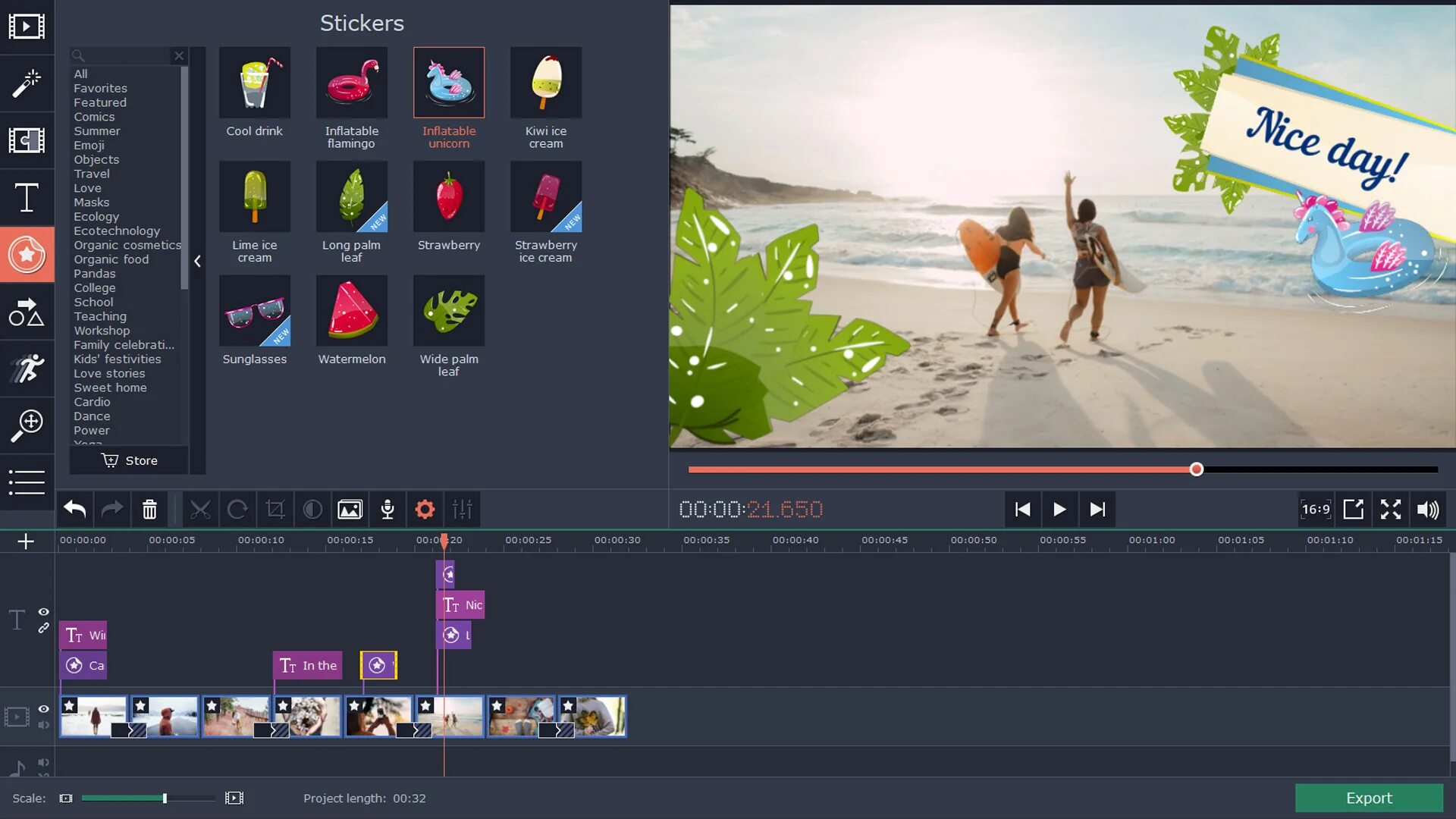 Movavi video editor 24.2