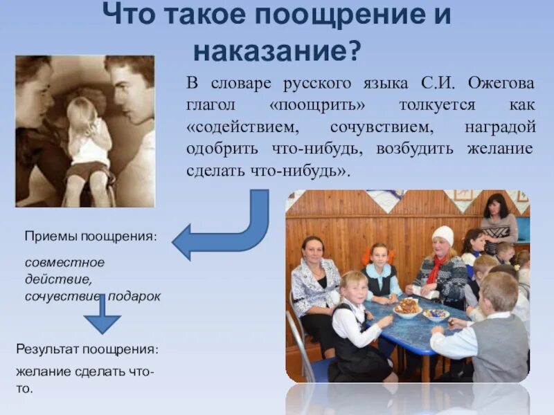 Что такое поощрения