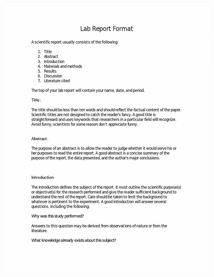 Report formats. Experiment report paper. simple lab report format. experiment report. how to write a conclusion for a research paper.