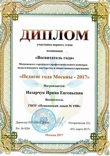 Итоги года номинации