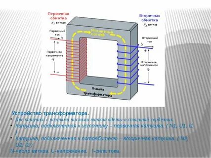 Понижающий трансформатор обмотки