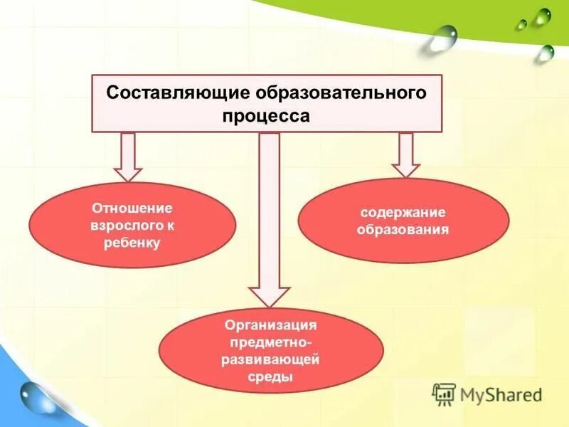 составляющие учебного процесса