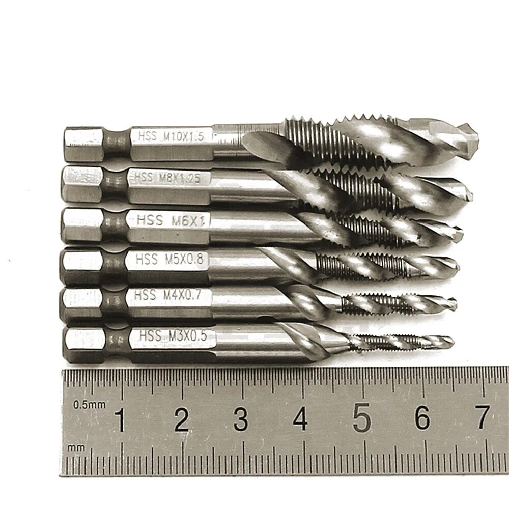 Hss m3. Hss m6x1 сверло с метчиком. сверло для m6. 8 hss сверло аналоги. holex головка метчик.