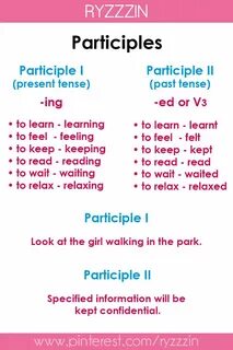 Participle 1 be