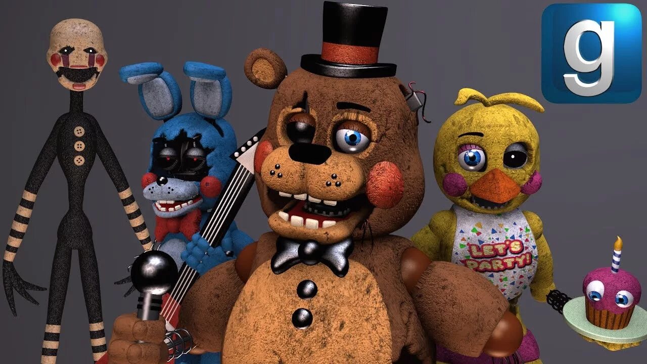 Гаррис мод фнаф. Fnaf vr. Fnaf 2 gmod. Garry's mod фнаф 10. Unwithered animatronics gmod.