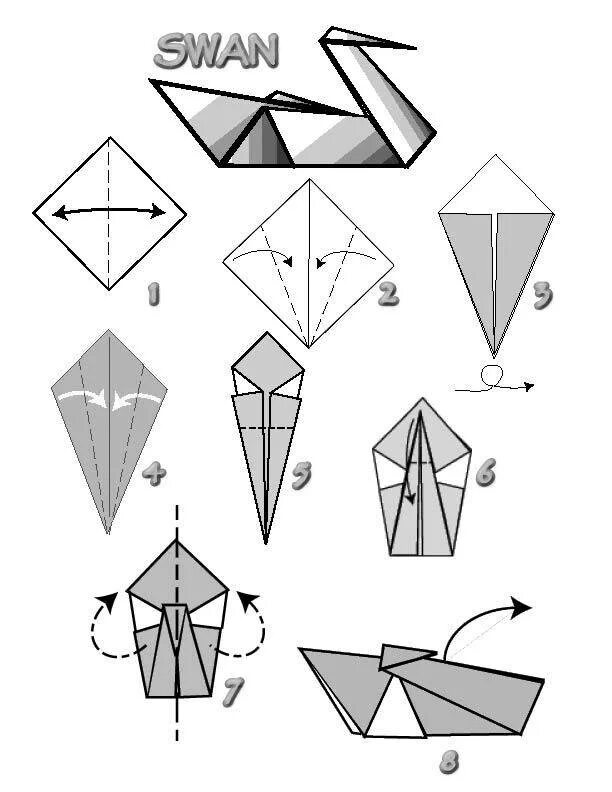 Лебедь из бумаги инструкция. Как сделать оригами лебедя. Оригами лебедь схема. Лебедь из бумаги пошагово. Лебедь ь из бумаги оригами.