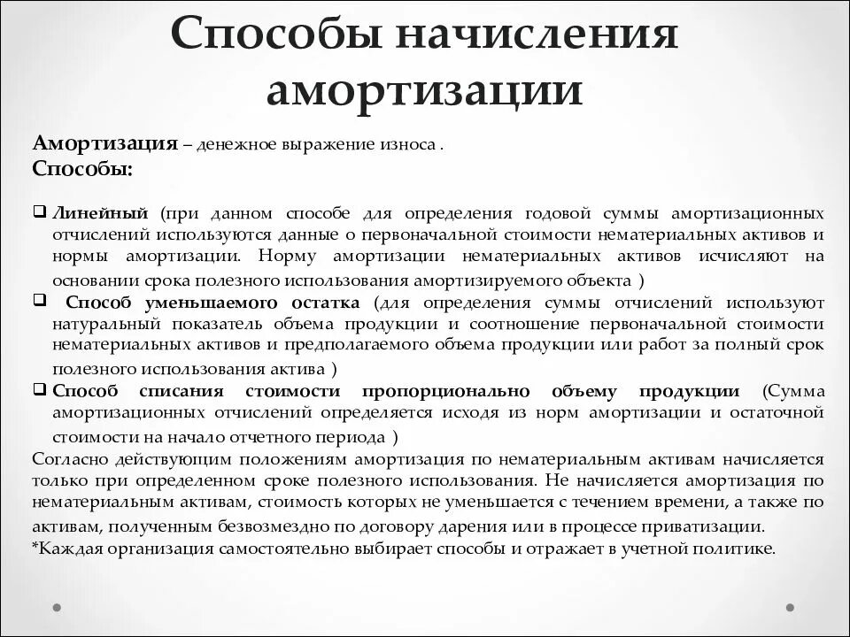 Способ актива. Денежное выражение износа. Способом списания стоимости НМА пропорционально объему продукции. Амортизация это износ в стоимостном выражении. Амортизационные отчисления по материальным и нематериальным активам.