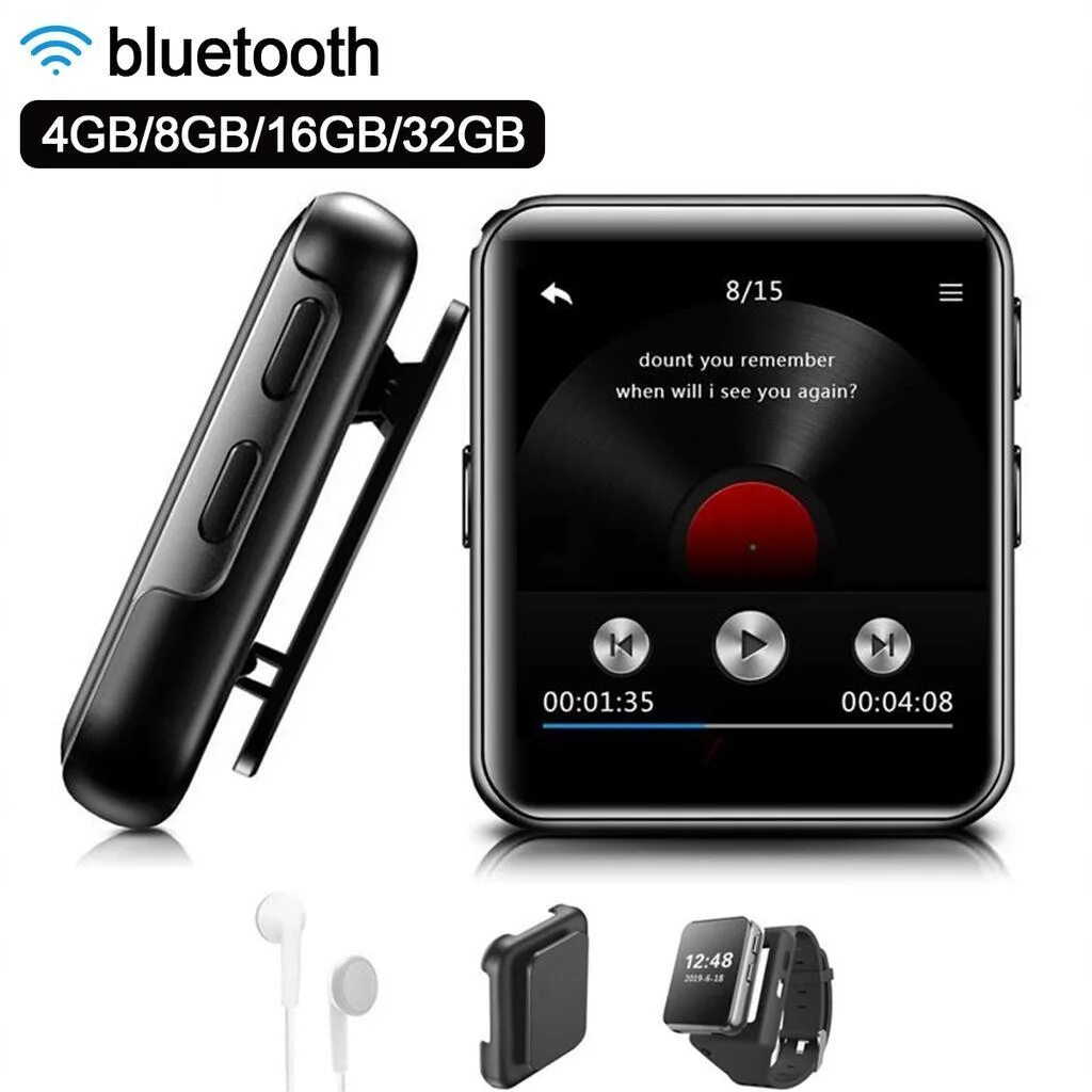 Рейтинг блютуз плеера. Mp3 плеер bluetooth диктофон. Цифровой мп3 плеер с блютузом. Беспроводной mp3 плеер. Ruizu d29 bluetooth.