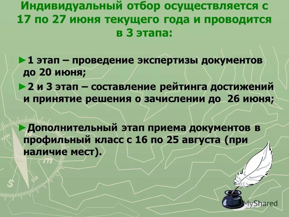Отбор в 10 класс. Индивидуальный отбор в 10 класс. Индивидуальный отбор в 10 класс. Индивидуальный отбор в 10 класс. Индивидуальный отбор в 10 класс.