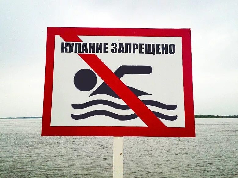 Знак купаться запрещено картинка