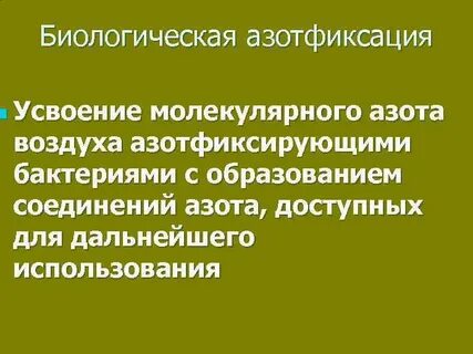 Способность к азотфиксации