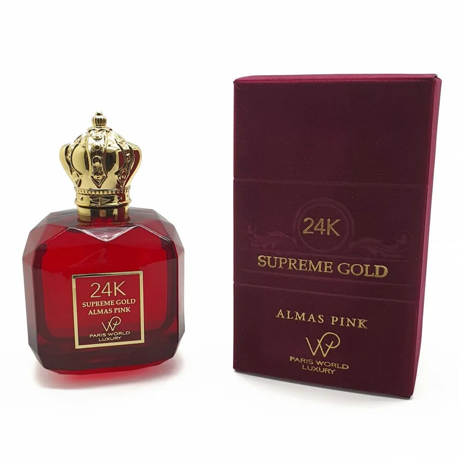 Supreme gold. Paris World Luxury 24k Supreme Gold Almas Pink. Духи Суприм Голд 24к. Paris World Luxury 24k Supreme rouge. 24k Supreme Gold Almas Pink EDP.