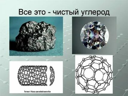 Углерод как химический элемент и простое вещество