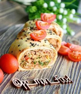 Рецепт куриный фарш рулет
