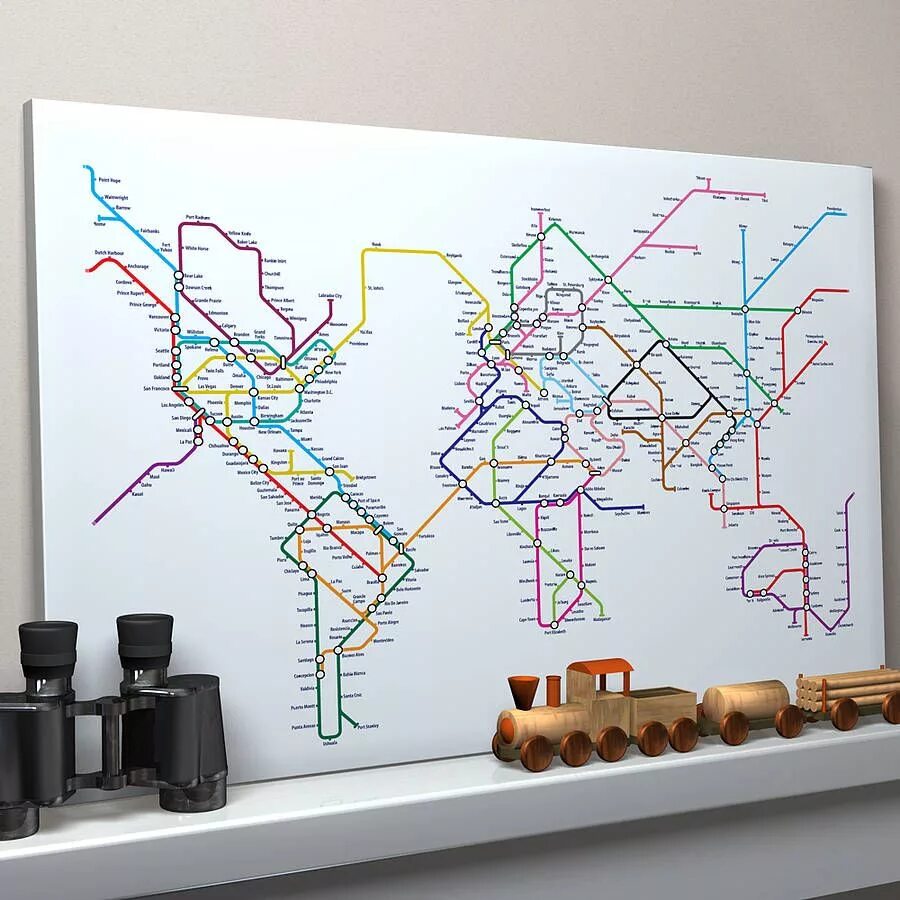 Designed map