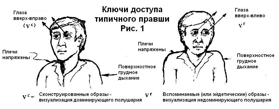 Смотрит вправо вверх. НЛП движение глаз схема. Глазные сигналы доступа схема. Глазные сигналы доступа НЛП. Движение глаз психология.