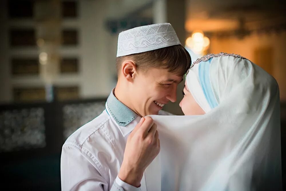 Тайна никях. Имам Никях. Никах невеста. Никах у татар. Мусульманское венчание.
