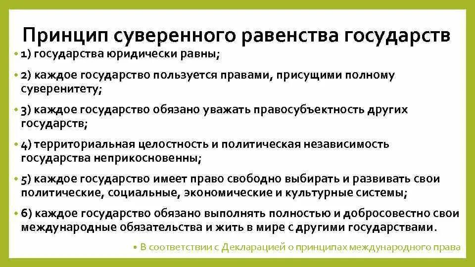 Суверенным государством называется. Принцип суверенного равенства. Принцип равенства государств. Принцип суверенного государства.