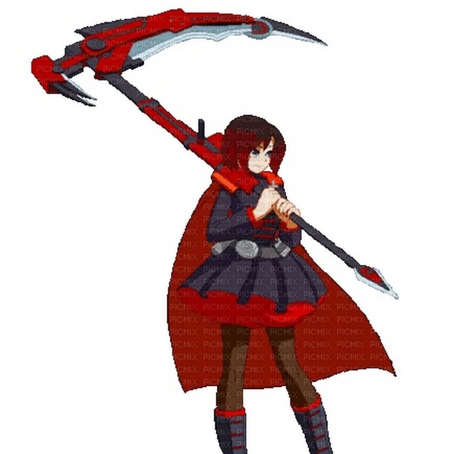 Руби рисунок. RWBY Ruby Rose оружие. Руби Роуз RWBY. RWBY Руби Роуз оружие. RWBY Ruby Rose коса.