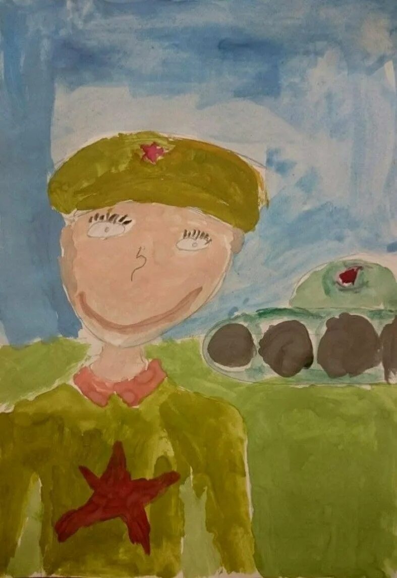 Рисунок на тему защитники отечества 1 класс. Армия глазами детей. военные рисунки. образ защитника отечества. рисование на тему наша армия.