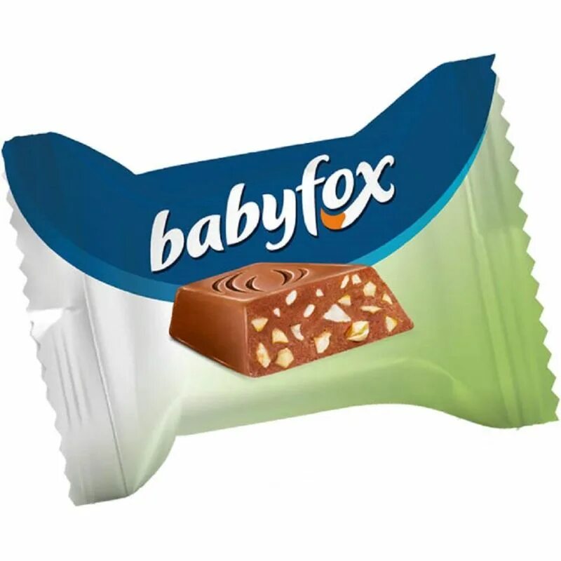 Купить конфеты мини. Babyfox конфеты Mini. «Babyfox», конфеты шоколадные Mini с фундуком (упаковка 0,5 кг). Babyfox молочный шоколад с фундуком вес 1 конфеты. Молочный батончик Babyfox.