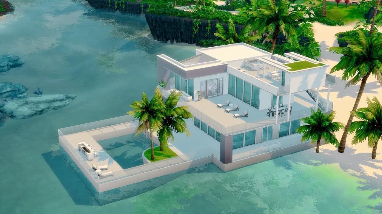 Симс 4 дом на воде. Sims 4 острова. симс 4 дом на острове сулани. дом у моря симс 4. симс 4 дом у океана.