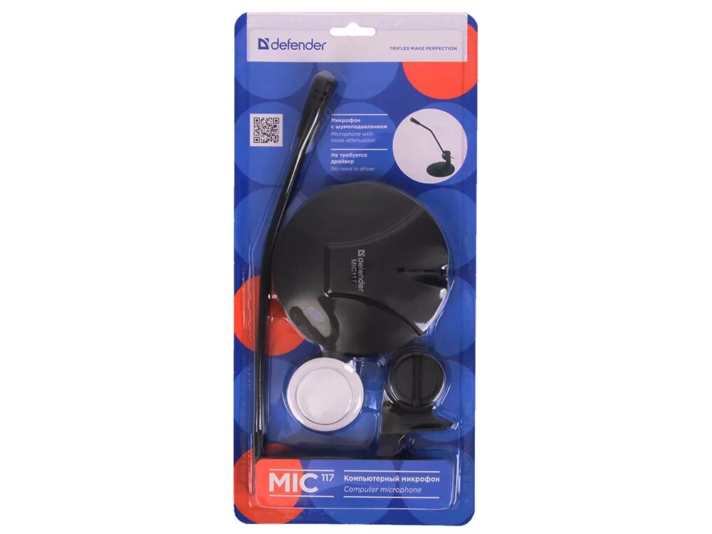 Defender купить микрофоны. Микрофон Defender Mic-117,черный[64117]. Defender микрофон компьютерный Mic-117. Defender Mic-117 черный. Микрофон Defender мic-117 на подставке, чёрный.