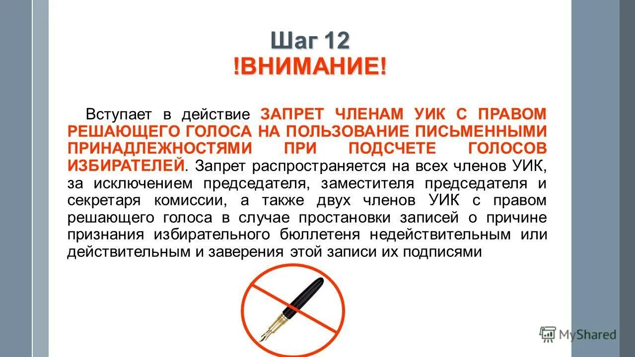 Полномочия члена избирательной комиссии с правом решающего голоса. Действия членов уик.