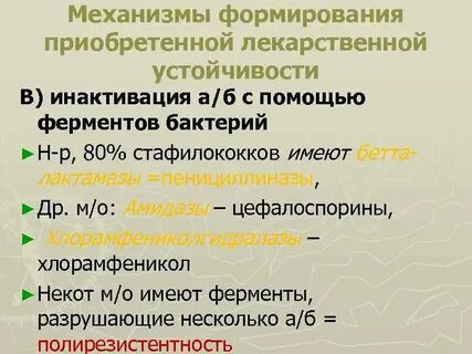 Препараты бактерий подавляющие активность лекарственных препаратов
