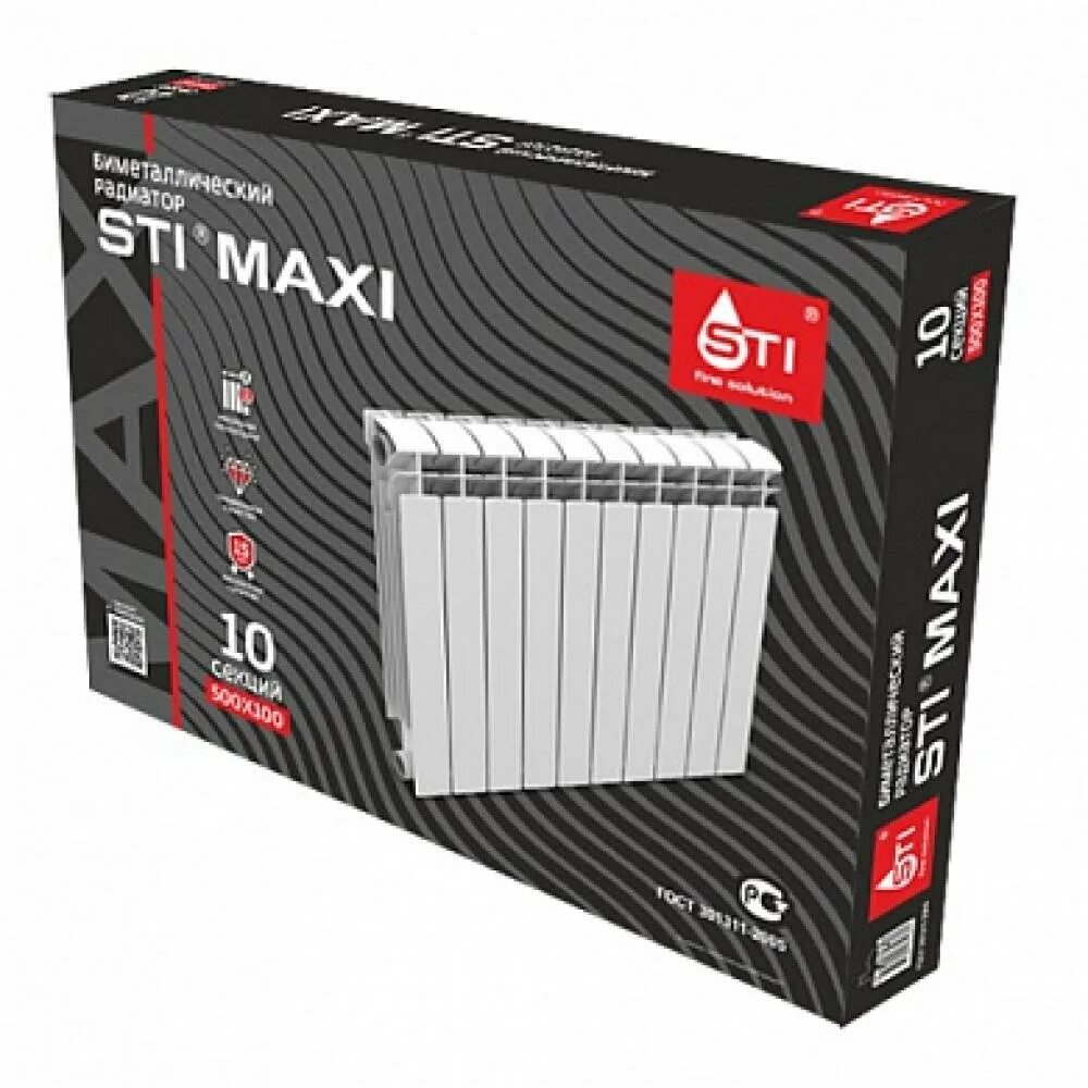 100 maxis. STI Maxi 500 100. STI Bimetal Maxi 500-100. Радиатор Биметалл STI 500/100. Радиатор биметаллический STI Maxi 500/100 4 сек..