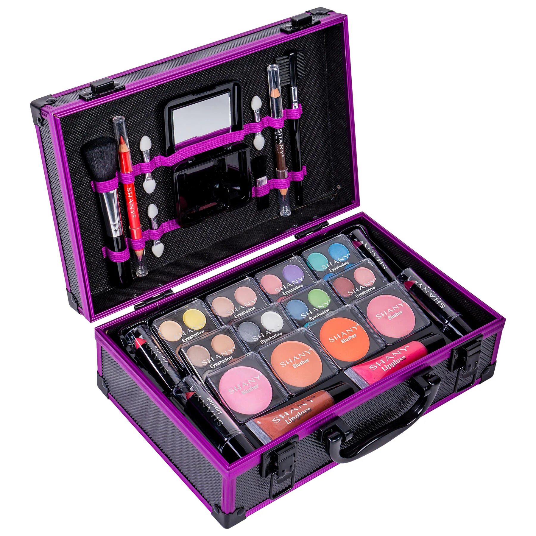 Купить лучшую косметику. Косметика Shany carry all Makeup. Косметика Shany carry all Makeup Train Case with PR. Набор Shany carry make up. Набор косметики для девушки.