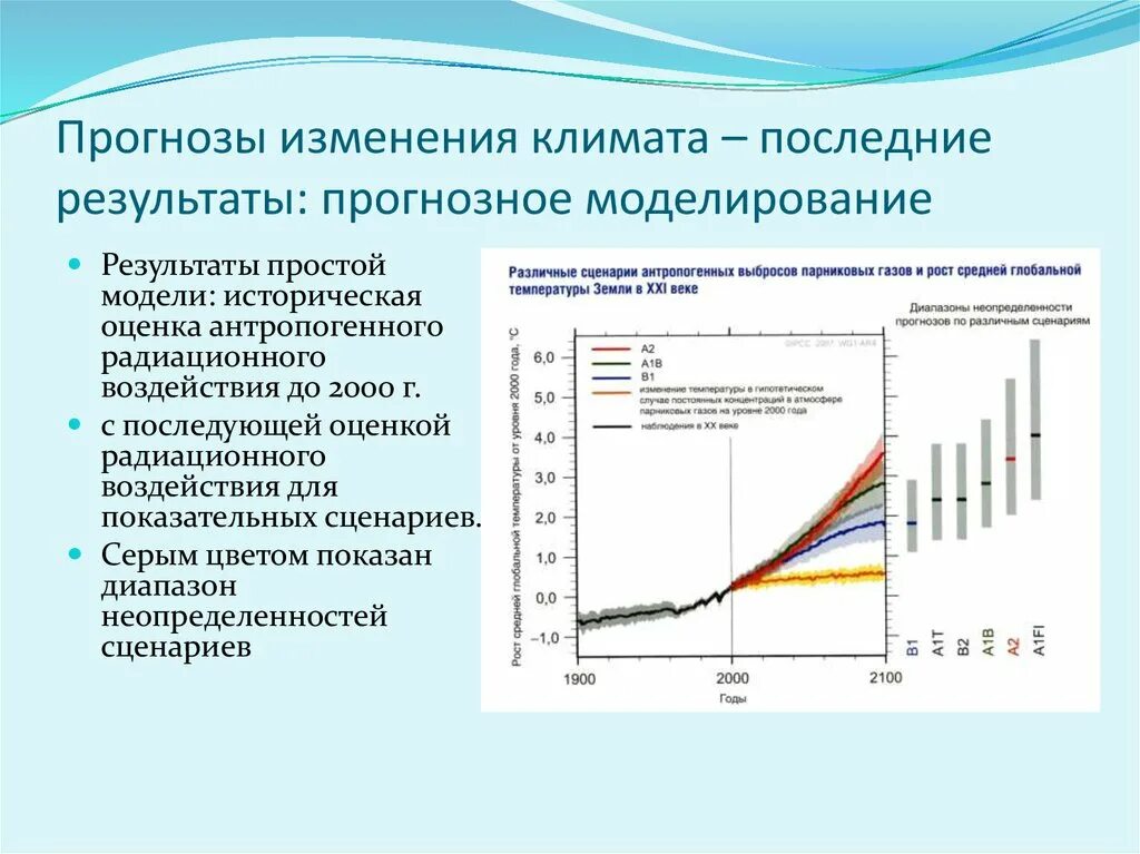 Оценка тенденций изменения. Прогнозирование изменения климата. Предпосылки изменения климата. Прогнозирование климатических изменений:. Последствия изменения климата.