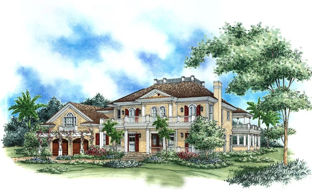 Плантаторский дом. Плантаторский стиль. Southern Plantation House Painting. Plantation General Hospital Florida. Www plans com