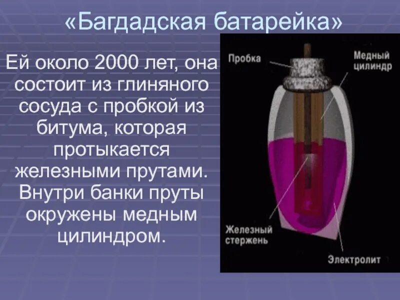 Багдадская батарейка группа источник тока. Древние Багдадские батарейки. Древнеегипетская батарейка. Багдадская батарея строение. Багдадская батарейка какой источник тока