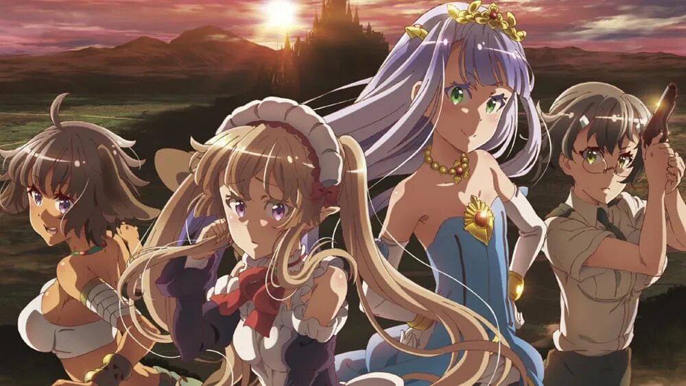 Isekai harem monogatari ep1. Мятежная компания. isekai гарем.