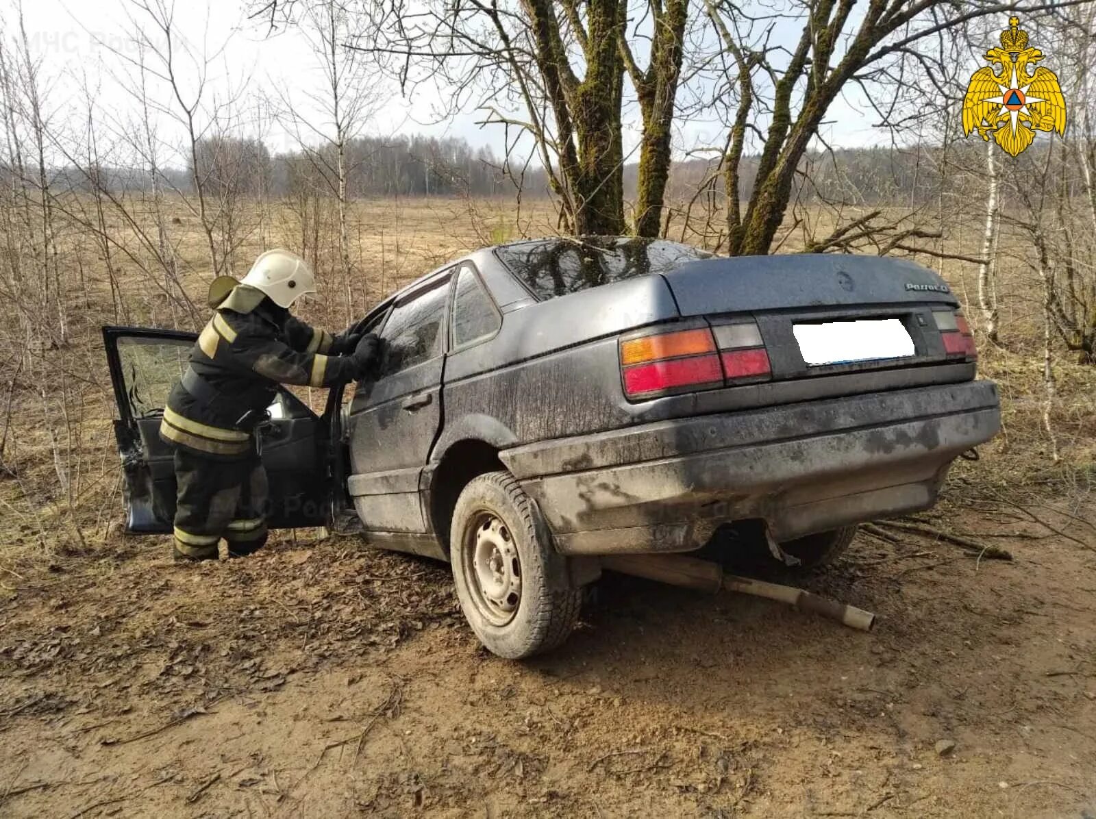 25 апреля 2016. Авария в Калужской области. Автомобиль для российских дорог.