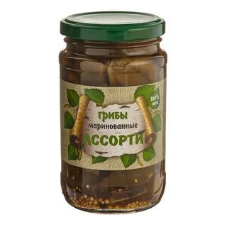 Зеленый маринованный гриб