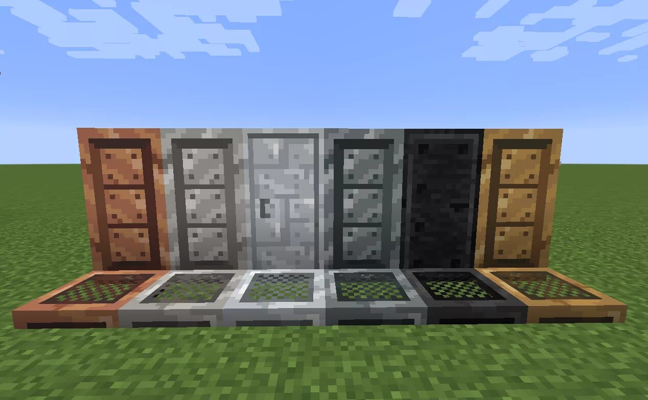 Блоки 1.12.2. Майнкрафт 1.17-1.20 блок. Железная дверь Minecraft. Мод на металлические блоки. Двери майнкрафт 1.7 10