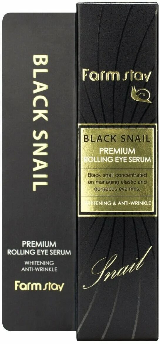 сыворотка-роллер для кожи вокруг глаз black snail (farm stay) 25ml. крем для век farmstay black snail premium rolling eye serum. Farmstay black snail premium rolling eye serum. Black snail rolling eye serum. Black snail rolling eye serum.