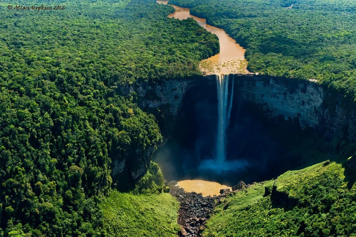 Самые большие реки на планете земля. Кайетур, Гайана. Национальный парк Кайетур Гайана. Водопад Кайетур. Водопад Кайетур Гайана фото.
